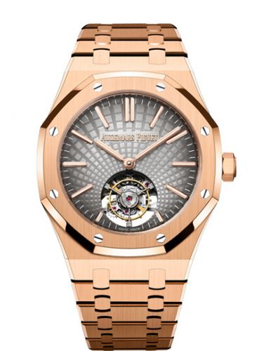 Audemars Piguet Royal Oak Self-Winding Flying Tourbillon Pink Gold Grey