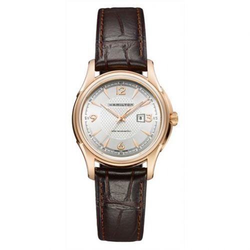 Hamilton Jazzmaster Viewmatic 34mm Silver Dial PVD Gold