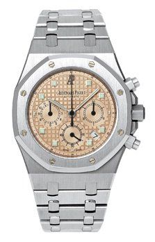Audemars Piguet Royal Oak 25960 Chronograph White Gold Salmon
