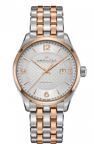 Hamilton Jazzmaster Viewmatic Automatic Two Tone Silver Bracelet