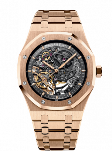 Audemars Piguet Royal Oak 41 Double Balance Wheel Openworked Pink Gold