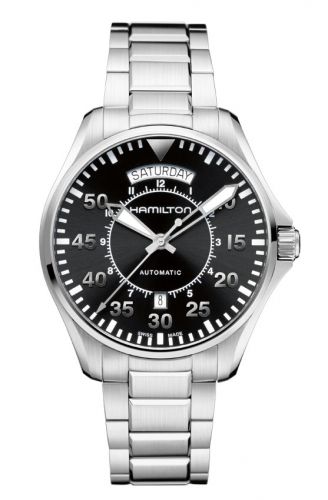 Hamilton Khaki Pilot Day Date Black Bracelet