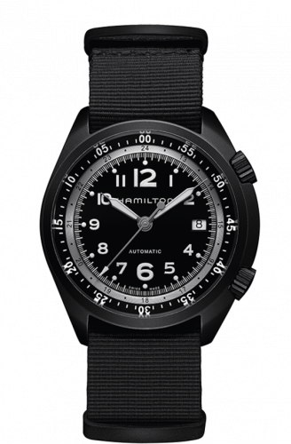 Hamilton Khaki Pilot Pioneer Alu Black Auto