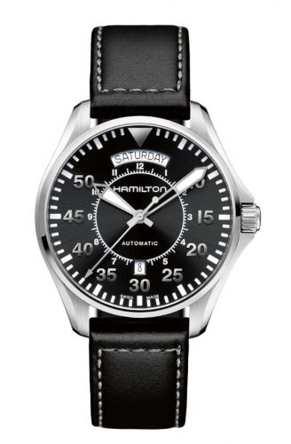 Hamilton Khaki Aviation Pilot Day Date Auto Black