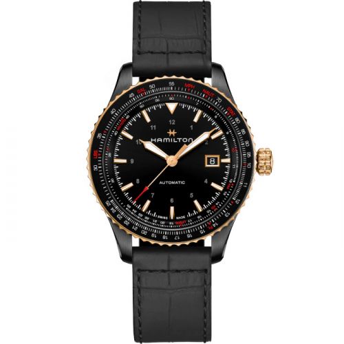 Hamilton Khaki Aviation Converter Auto PVD Rose Gold Black