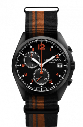 Hamilton Khaki Aviation Pilot Pioneer Chrono Quartz Volcano