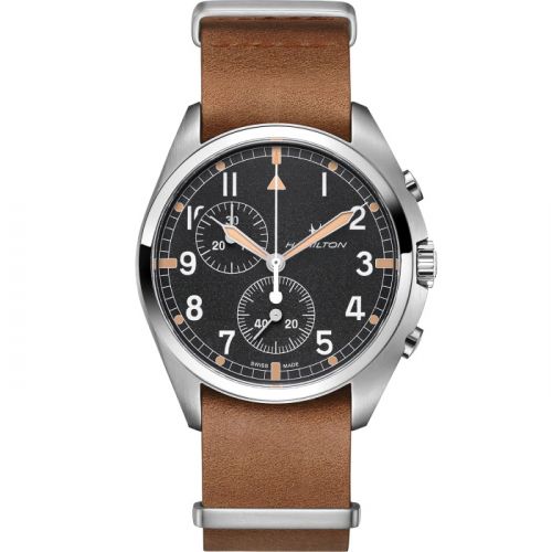 Hamilton Khaki Aviation Pilot Pioneer Chrono Quartz NATO