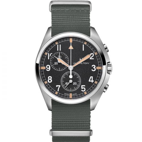 Hamilton Khaki Aviation Pilot Pioneer Chrono Quartz NATO