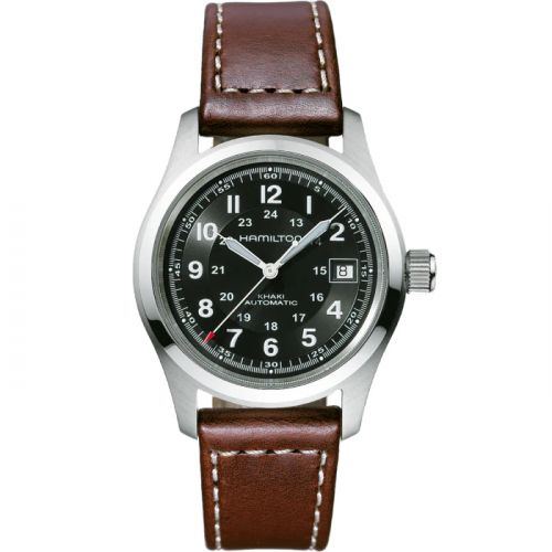 Hamilton Khaki Field Automatic 38 Stainless Steel Black