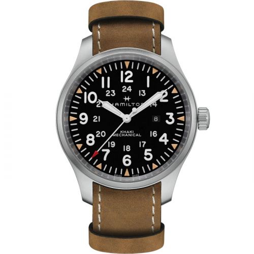 Hamilton Khaki Field Mechanical 50 Stainless Steel Black