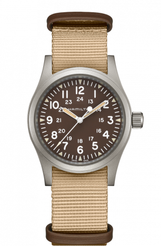 Hamilton Khaki Field Mechanical 38 Brown