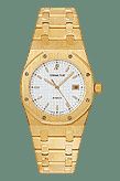 Audemars Piguet Royal Oak 15000 Date Yellow Gold White