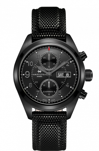 Hamilton Khaki Field Automatic Chronograph PVD Black