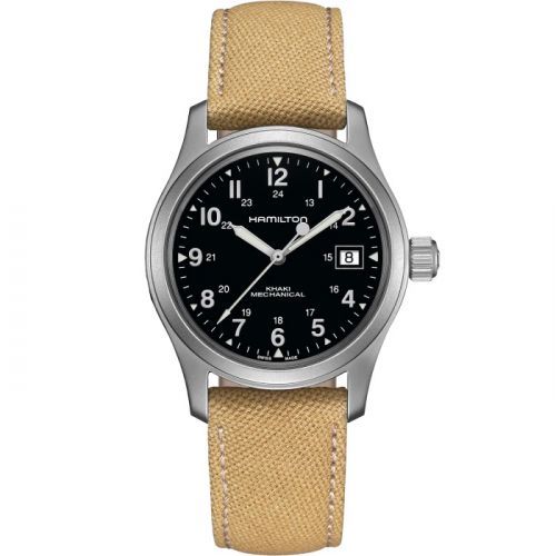 Hamilton Khaki Field Mechanical 38 Stainless Steel Black