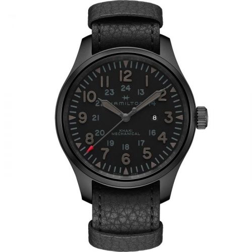 Hamilton Khaki Field Mechanical 50 PVD Black