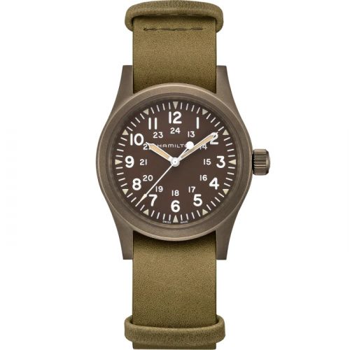 Hamilton Khaki Field Mechanical 38 PVD Brown