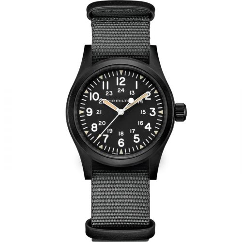 Hamilton Khaki Field Mechanical 38 PVD Black