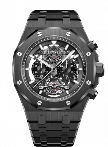 Audemars Piguet Royal Oak 26343 Tourbillon Chronograph Openworked Ceramic