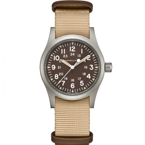 Hamilton Khaki Field Mechanical 38 Brown