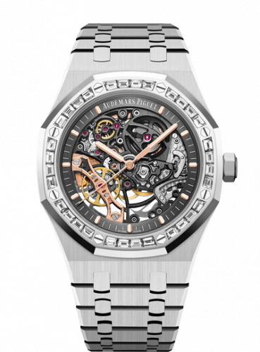 Audemars Piguet Royal Oak 41 Double Balance Wheel Openworked White Gold Diamond
