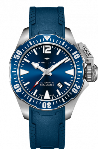 Hamilton Frogman Auto Blue Strap