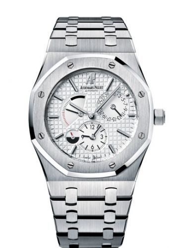 Audemars Piguet Royal Oak Dual Time Stainless Steel Silver
