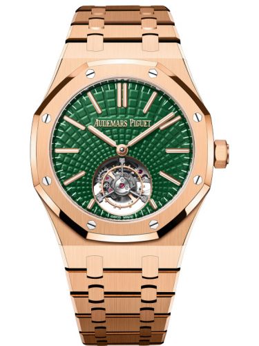 Audemars Piguet Royal Oak Self-Winding Flying Tourbillon Pink Gold Green