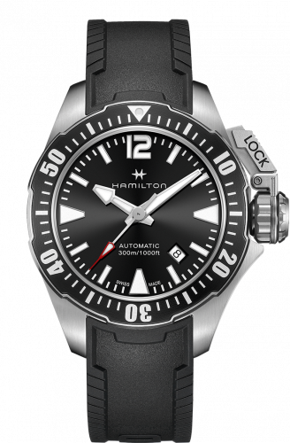 Hamilton Frogman Auto Black Strap