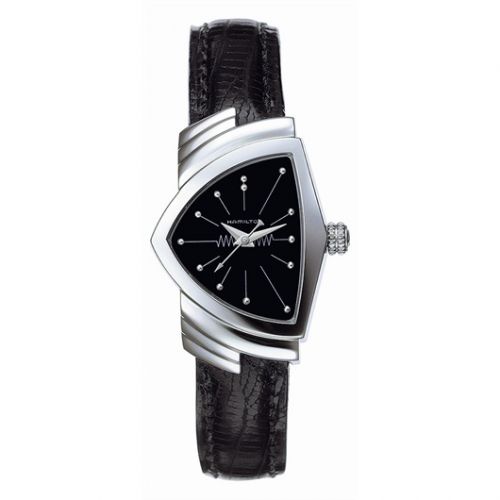 Hamilton Ventura Quartz Stainless Steel Black