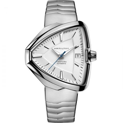 Hamilton Ventura Elvis80 Auto Stainless Steel Silver Bracelet