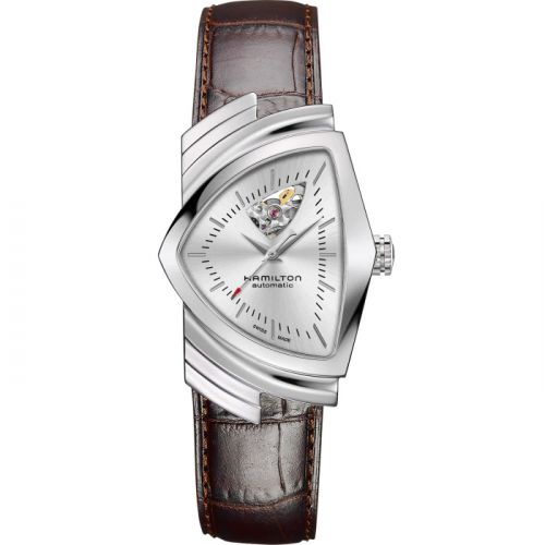 Hamilton Ventura Open Heart Auto Stainless Steel Silver