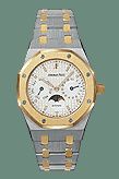 Audemars Piguet Royal Oak 25594 Moon Phase Stainless Steel Yellow Gold White