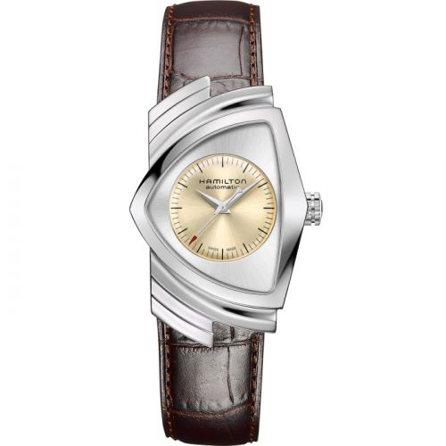 Hamilton Ventura Auto Stainless Steel Beige