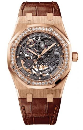 Audemars Piguet Royal Oak 15306 Openworked Selfwinding Pink Gold Diamond
