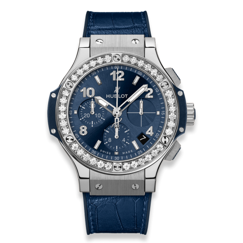 Hublot Big Bang 41 Stainless Steel Diamond Blue