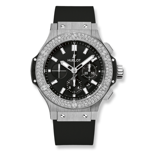 Hublot Big Bang 45 Stainless Steel Diamond Black