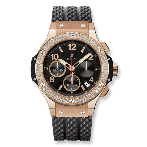 Hublot Big Bang 41 Red Gold Diamonds Black
