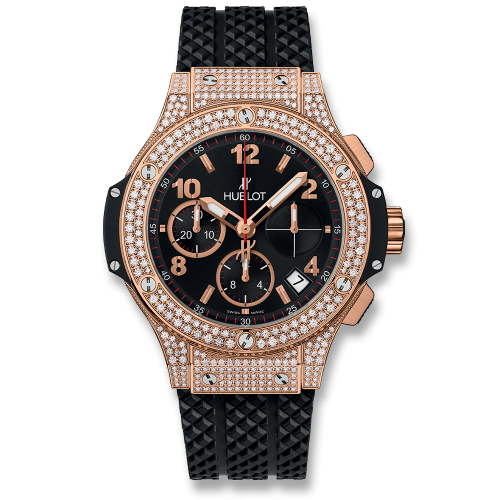 Hublot Big Bang 41 Red Gold Pavé Black