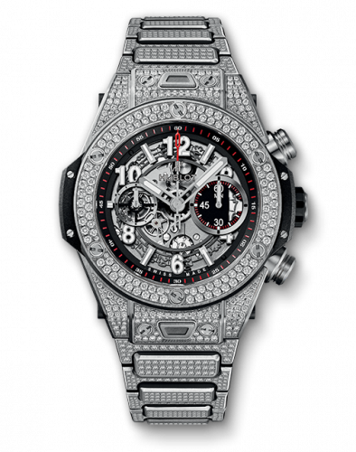 Hublot Big Bang Unico 45 Titanium Pavé Bracelet