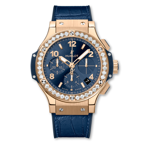 Hublot Big Bang 41 Red Gold Diamond Blue