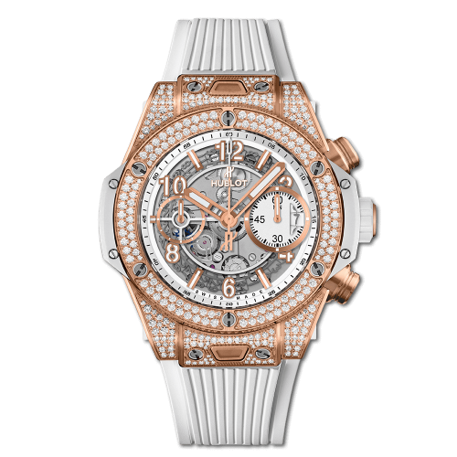 Hublot Big Bang Unico 42 King Gold Pavé White