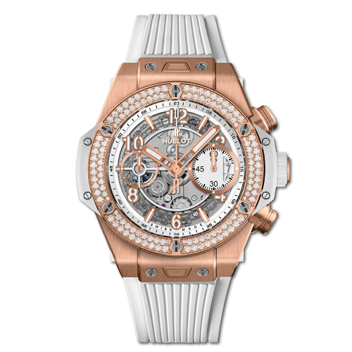 Hublot Big Bang Unico 42 King Gold Diamonds White