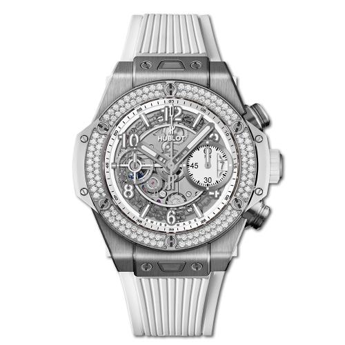 Hublot Big Bang Unico 42 Titanium Diamonds White