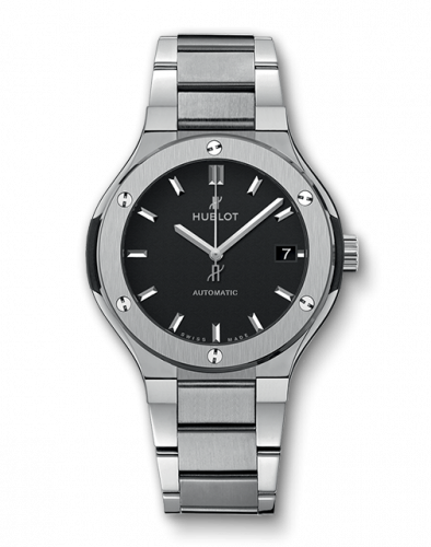 Hublot Classic Fusion 38 Titanium Black Bracelet
