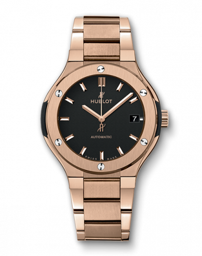 Hublot Classic Fusion 38 King Gold Black Bracelet