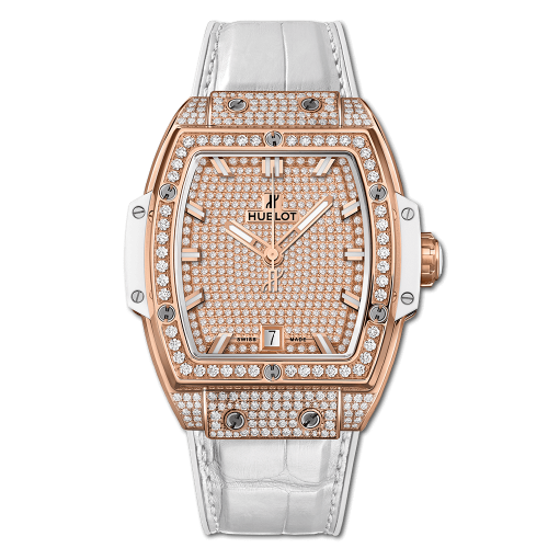 Hublot Spirit of Big Bang 39 King Gold Full Pavé White