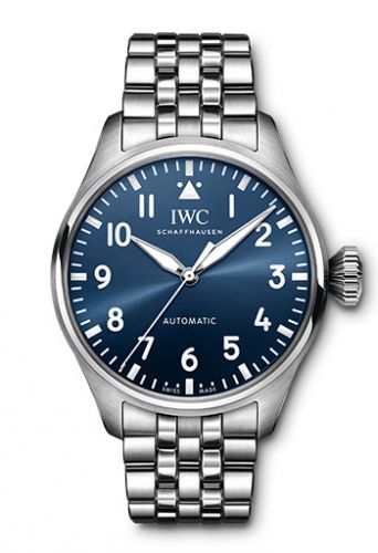 IWC Big Pilot 43 Stainless Steel Blue Bracelet