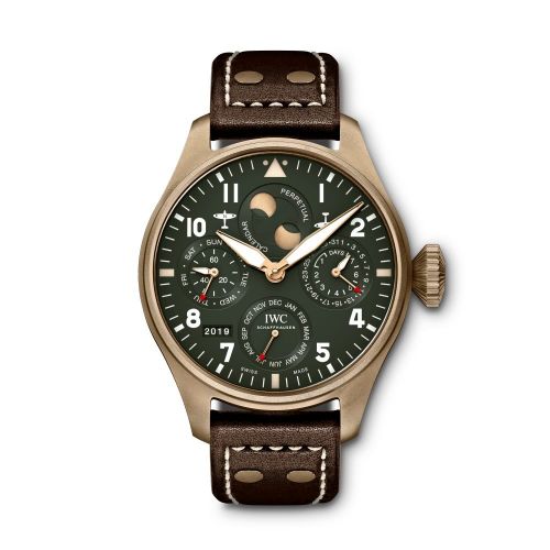 IWC Big Pilot's Watch Perpetual Calendar Spitfire Bronze Green