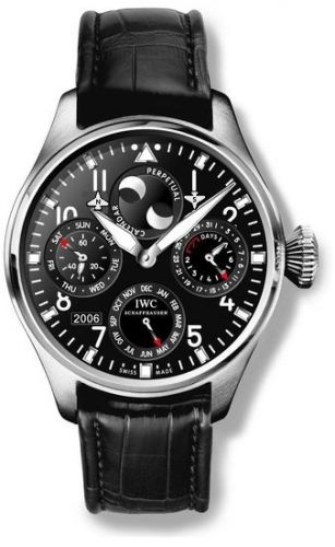 IWC Big Pilot Perpetual Calendar Platinum Black Sincere