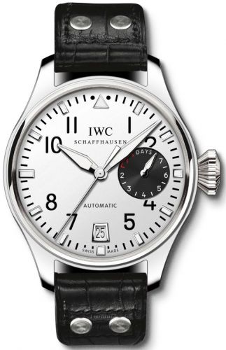 IWC Big Pilot Platinum Silver Tourneau